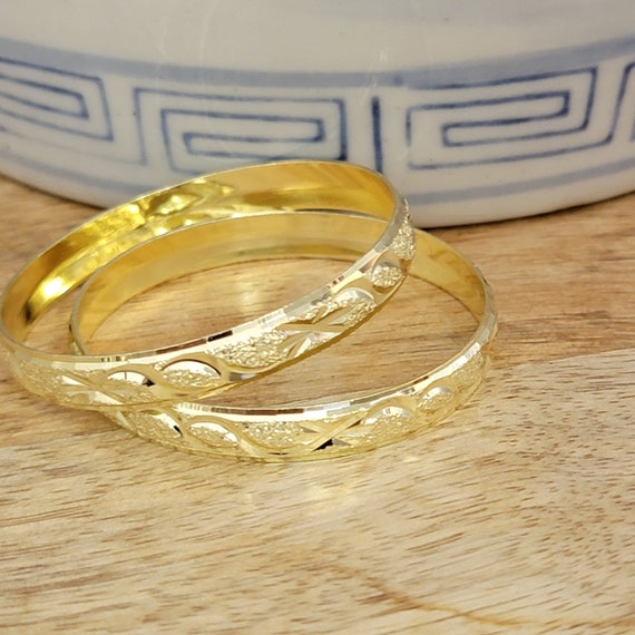 Gold filled baby bangle bracelet sale