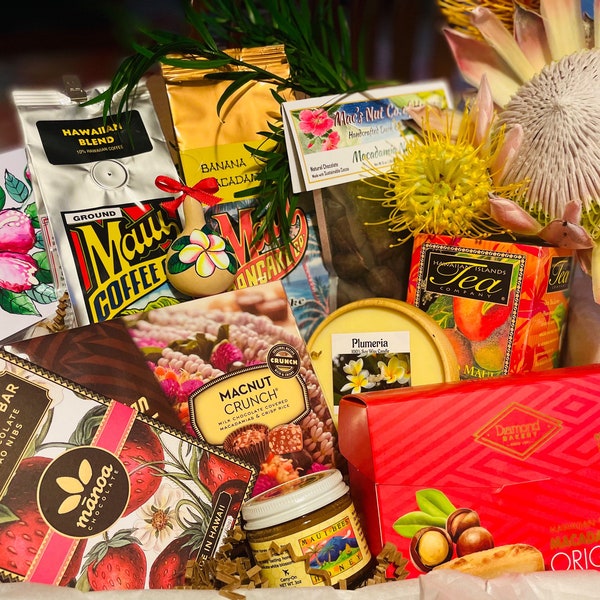 Aloha Gift box from Hawaii•Deluxe gift box•Thank you Gift•Anniversary Gift box•Birthday Gift box•Corporate Gift box•Thinking of you Gift box