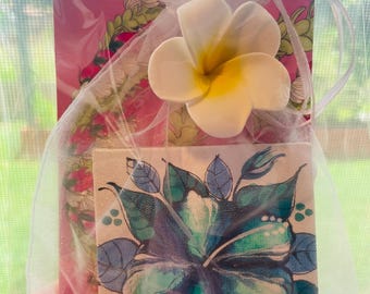 Hand Painted Mini Canvas Magnet: Personalized Fridge Decor (3x3