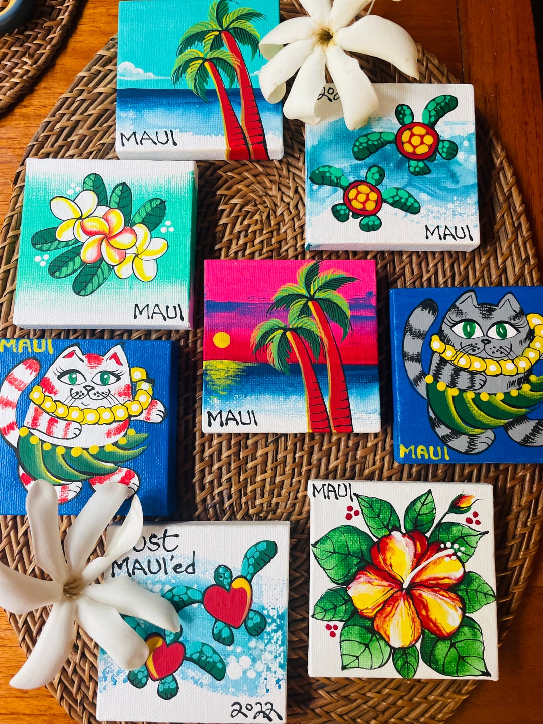 Hand Painted Mini Canvas Miniature Personalized