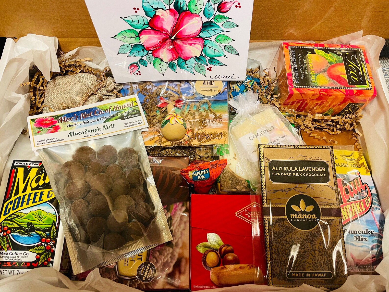 Aloha Gift box from HawaiiPlumeria Hawaii Deluxe gift Etsy