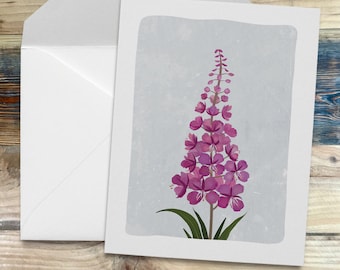 Alaska Wildlife Series Notecards - Flower and Nature Collection