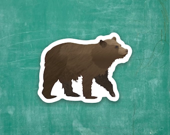 Brown Bear Cub - Tiny Viny Sticker