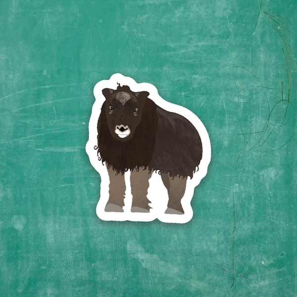 Musk Ox Calf - Tiny Viny Sticker