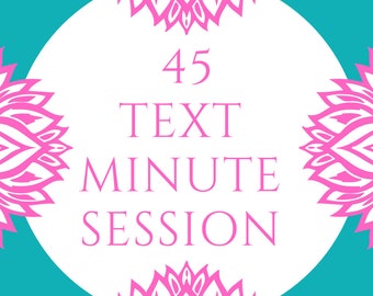 Lectura de texto psíquico de 45 minutos