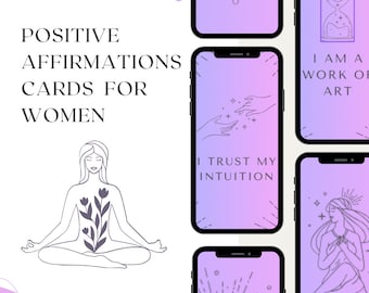 Tarjetas de afirmación positiva para mujeres