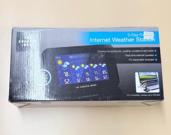 The Sharper Image 5 Day Forecast Internet Weather Station EC-WS115