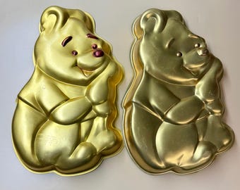 Set di teglie per torte Wilton Disney Winnie the Pooh 515-401 Vintage Gold antiaderenti