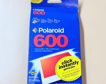 Polaroid 600 Instant Film 10 Photos Vintage New Old Stock Expired 2005 Sealed