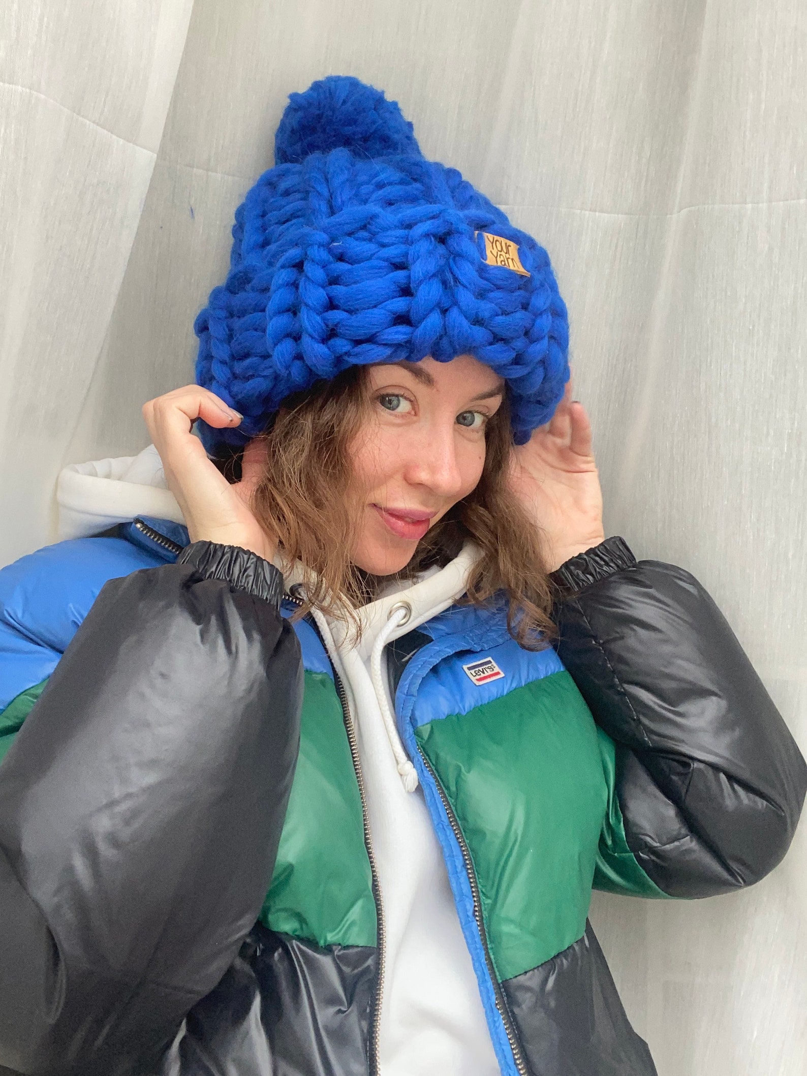 Women's Wool Knit Hat Super Chunky Beanie Chunky Knit Etsy