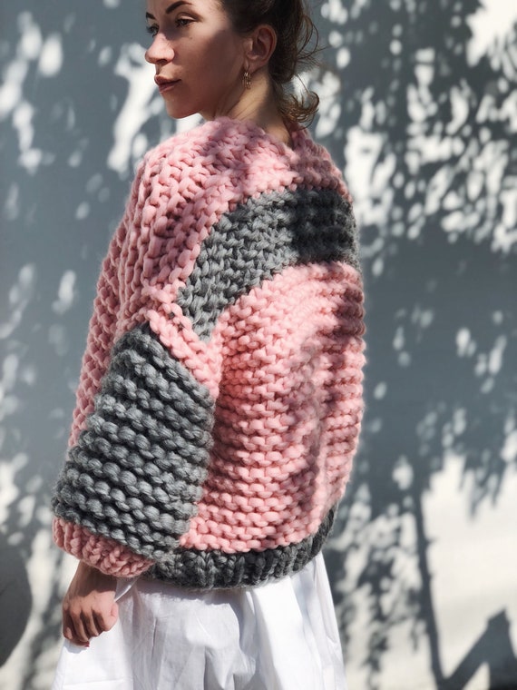 Super Chunky Cardigan Womens Knit 