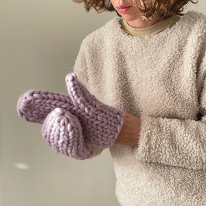 Womens Mittens, Winter Warm Mittens image 4