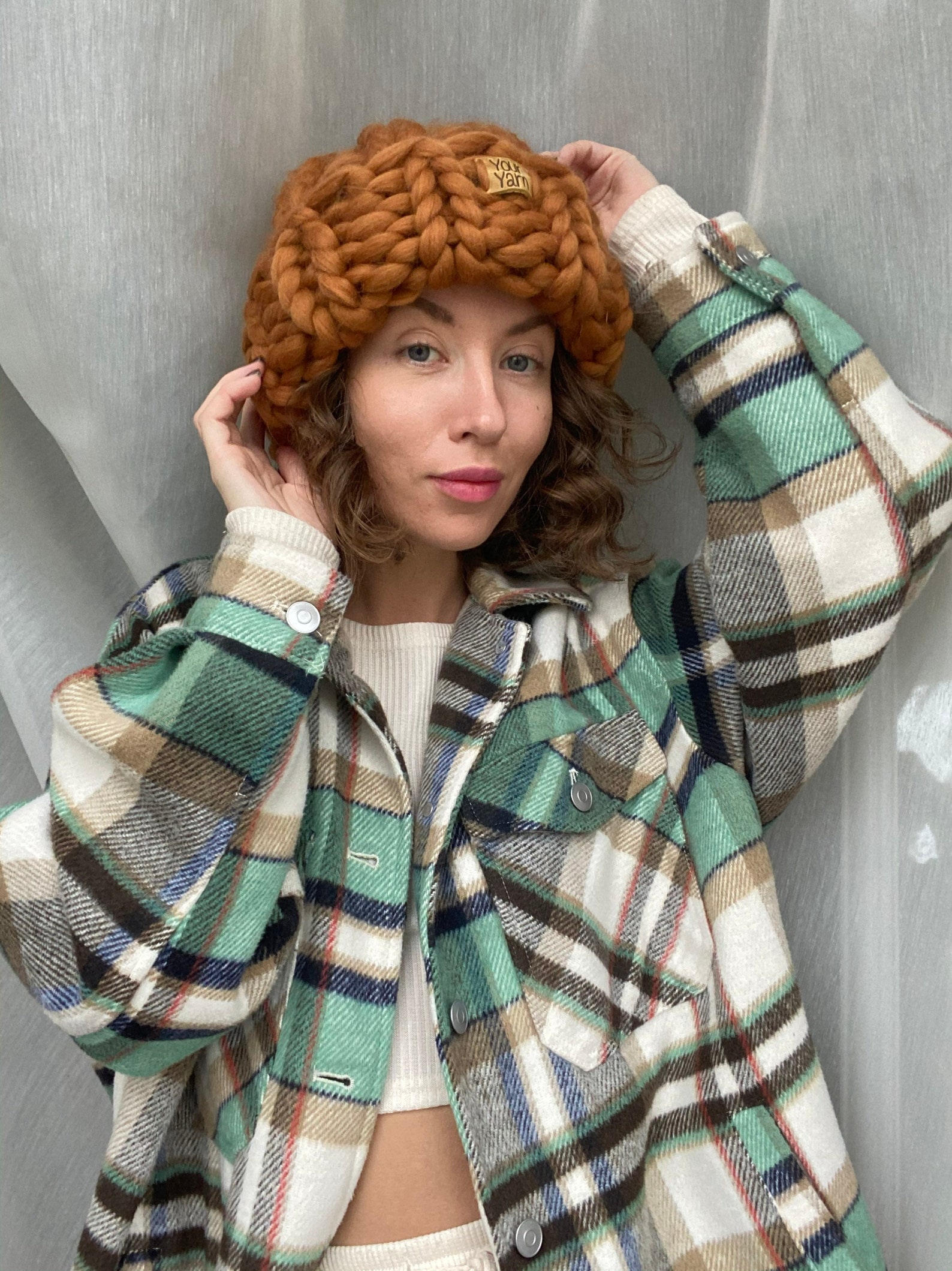 Chunky Knit Beanie Womens Wool Hat Super Chunky Knit Hat Etsy