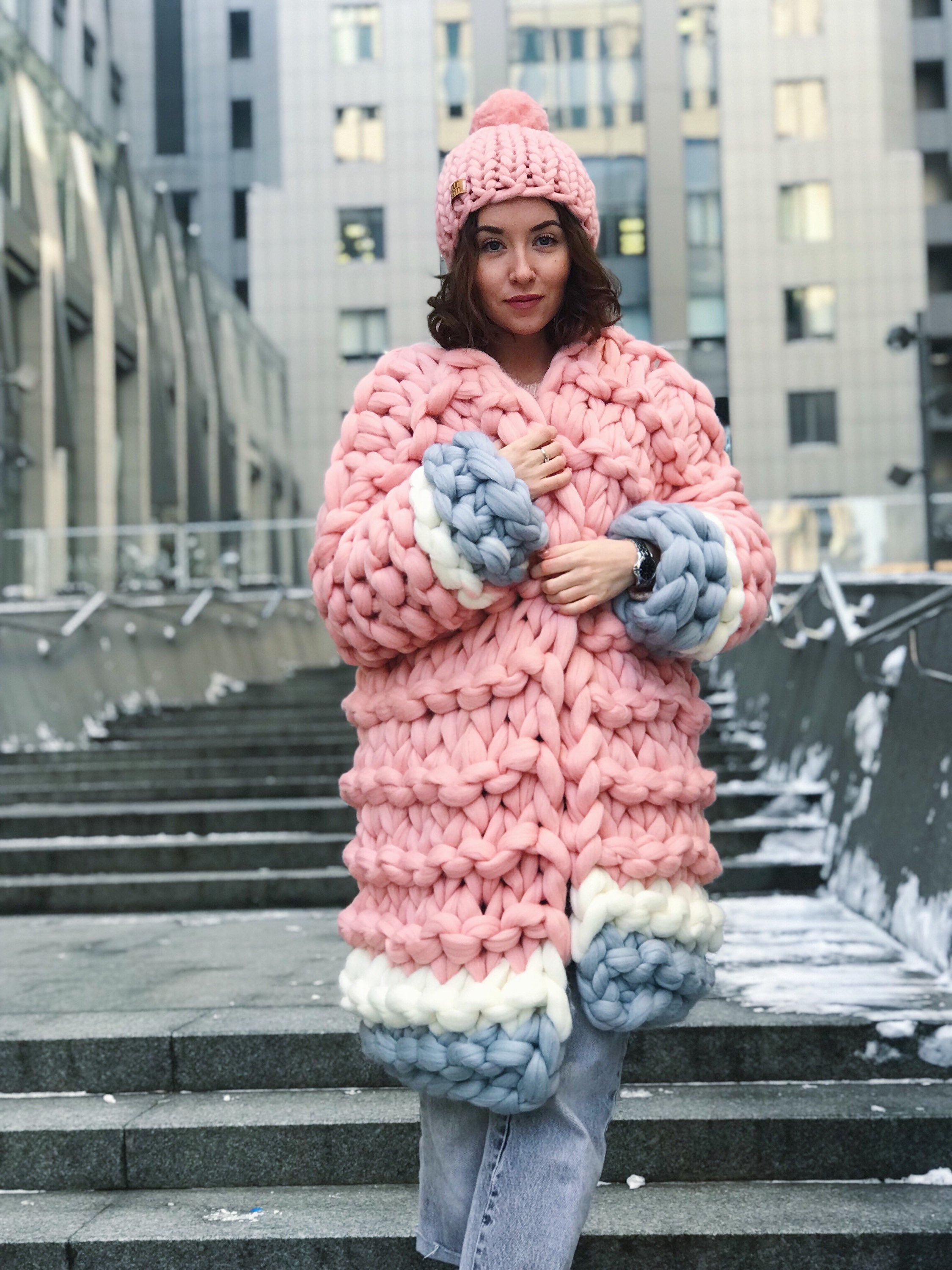 Super Chunky Cardigan Oversize Cardigan Super Trendy Warm