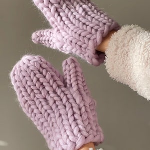 Womens Mittens, Winter Warm Mittens image 1