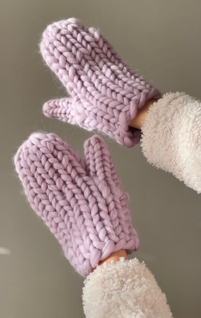 Womens Mittens, Winter Warm Mittens image 1