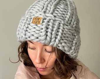 Women’s Chunky Knit Beanie Wool Hat