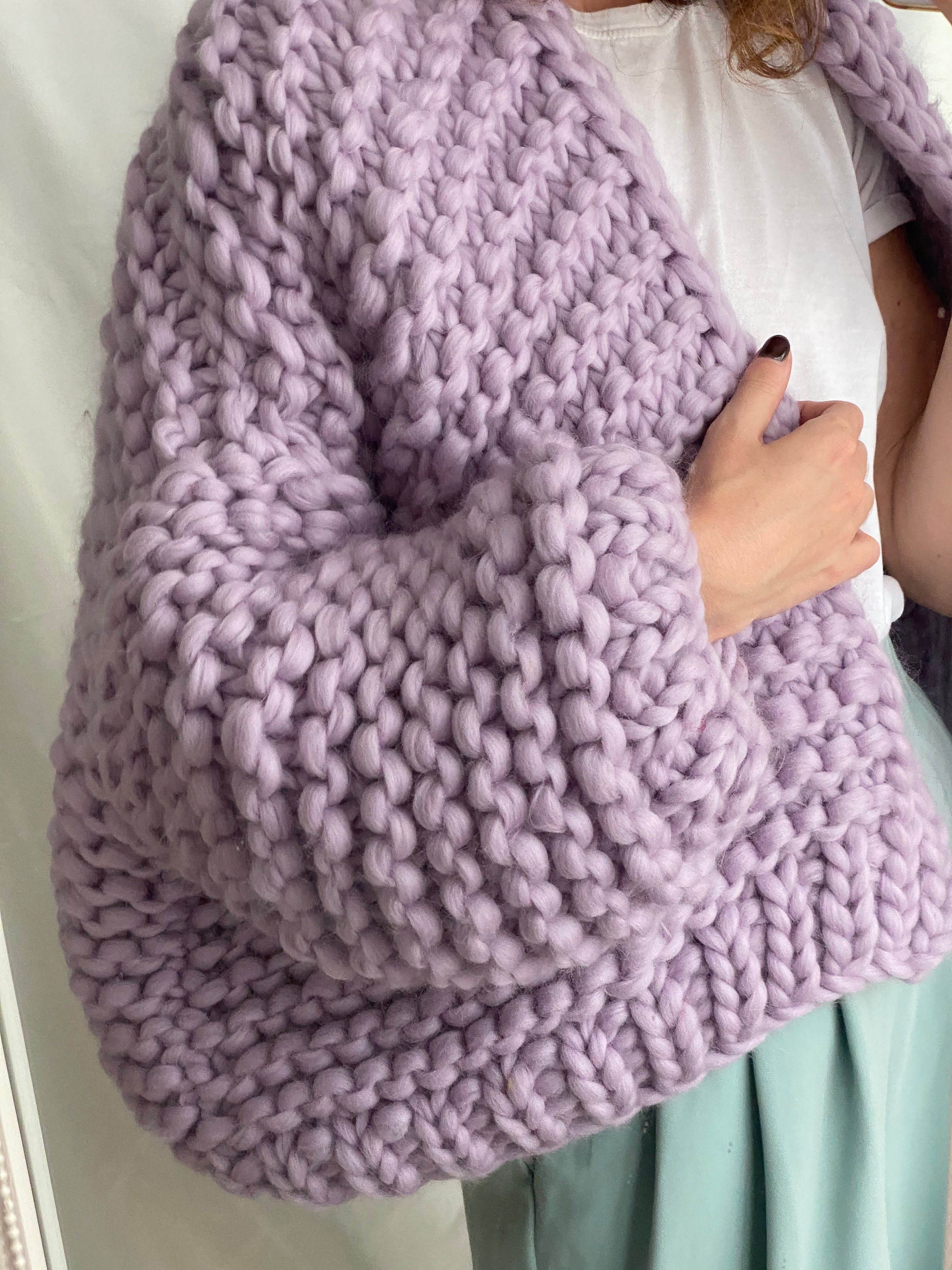 Knitting Digital Pattern Oversized Chunky Knit Cardigan