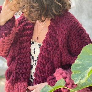 Womens Cable Knit Oversized Cardigan Sweater - Etsy