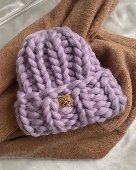 Women's wool knit hat, Helsinki hat, Super Chunky Beanie, Chunky Hat, Knit Hat, Merino Wool