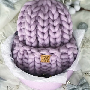 Dammössa i ull, Helsingforsmössa, Super Chunky Beanie, Chunky Mössa, Stickad Mössa, Merinoull bild 5