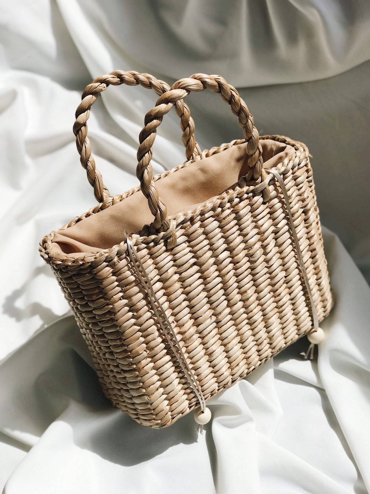 Handmade Summer Bag Woven Straw Tote Handbag | Etsy