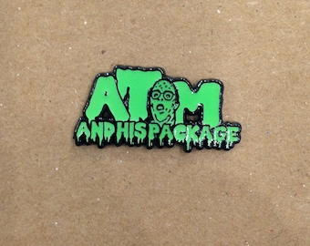 Atom and His Package Enamel Pin Zombie Glow in the dark*