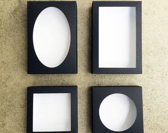 Paper Shadow Box Cutting Files for Cricut, Silhouette, Personal Die Cutter Svg Dxf Pdf Eps Png