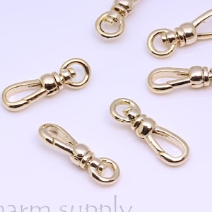 New Style Gold Push in Clasp Plain Lobster Clasp Enhancer - Etsy