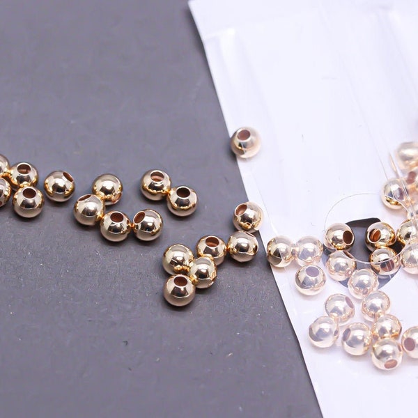 620pcs of 3mm 14k REAL Gold Plated, Rack Plated, Super Durable Quality, Try it to believe it, 20 grams, WHOLESALE