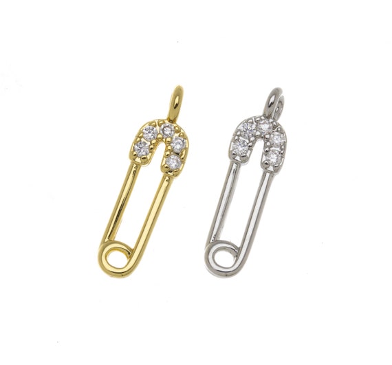 Embellished safety pin discount