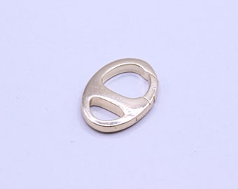 14K Spring Gate Ring Clasp,High polished,Multi Purpose Use, Good For Bracelet Or Necklace, PBC-76