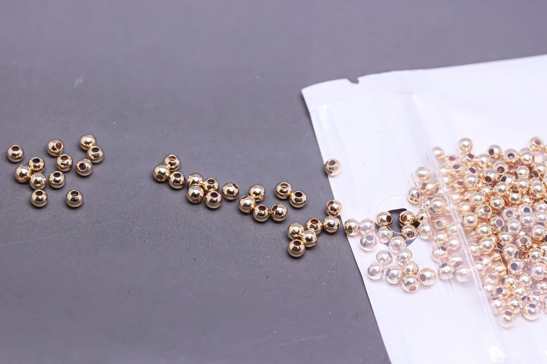 620pcs of 3mm 14k REAL Gold Plated, Rack Plated, Super Durable Quality ...