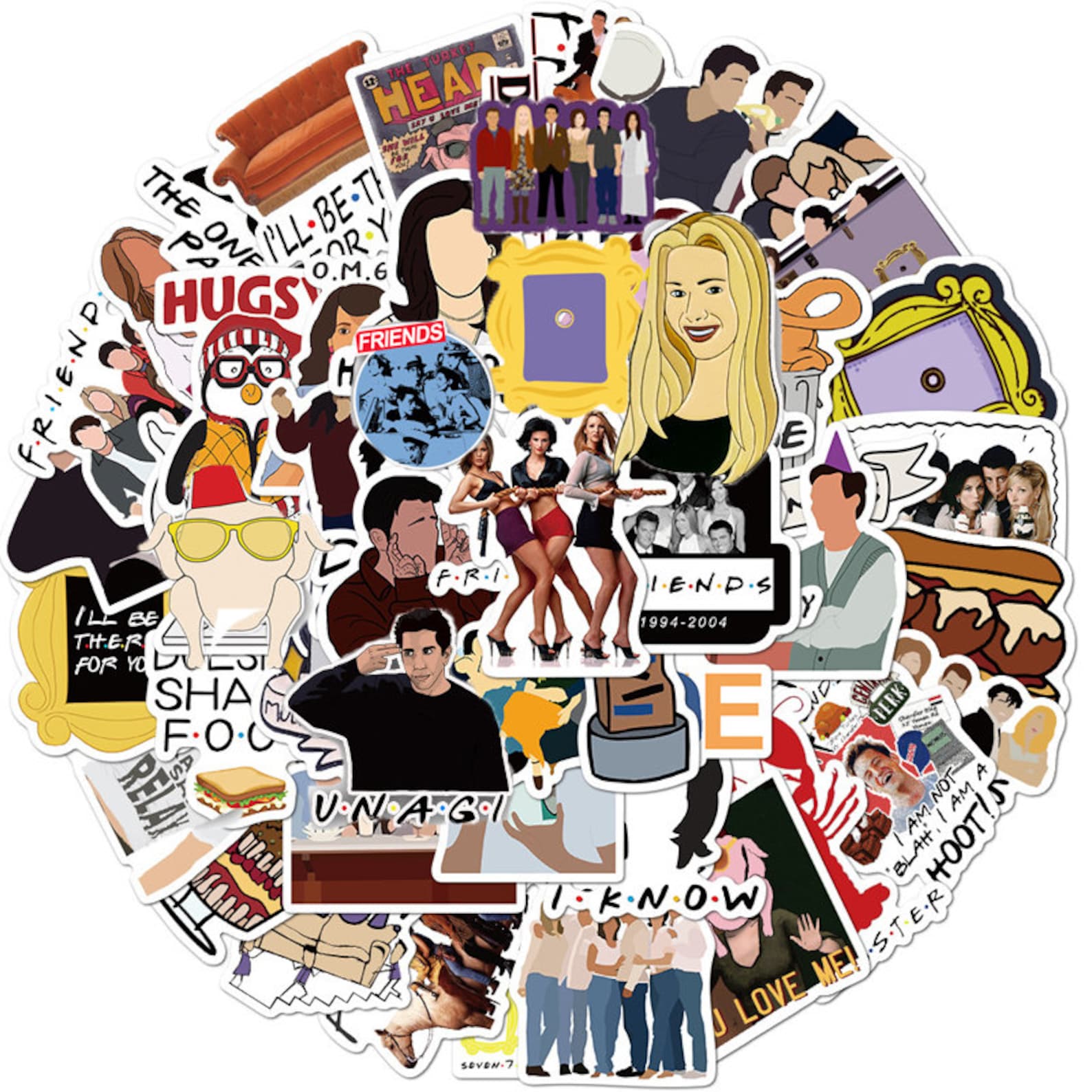 Friends TV Show Stickers  Etsy