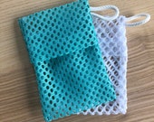Soap Saver Mesh Hanging Soap Bag