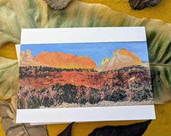 GREETING CARDS: "Zion" National Park Card by Anna Hope