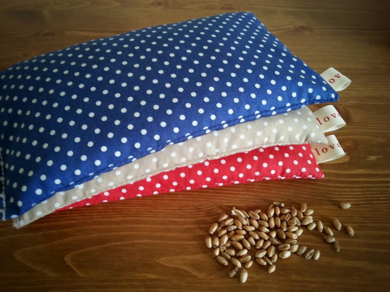 Wheat Heat Pad in Crafty Spot Print. Etsy UK