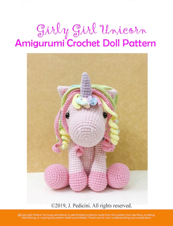 unicorn doll crochet pattern