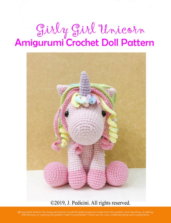 unicorn doll crochet pattern