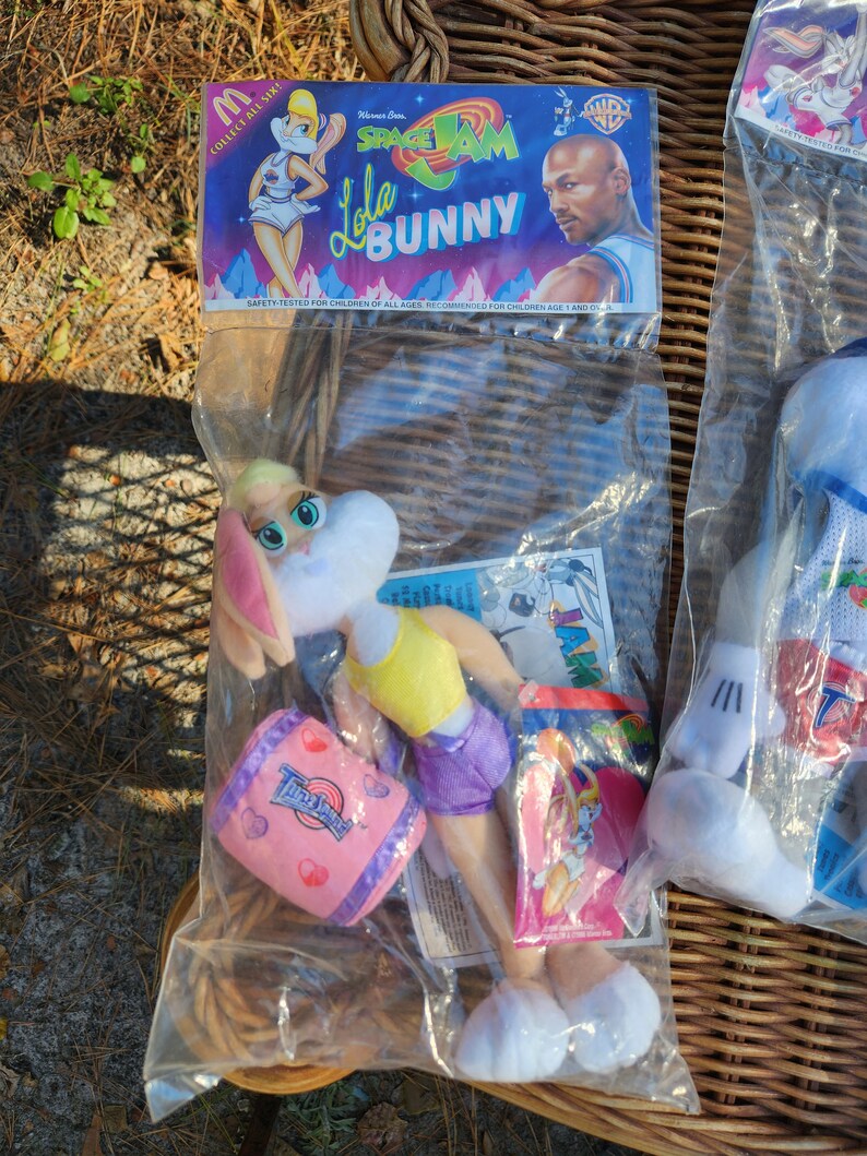 Vintage 1996 Mcdonalds Space Jam Plushies 3 - Etsy
