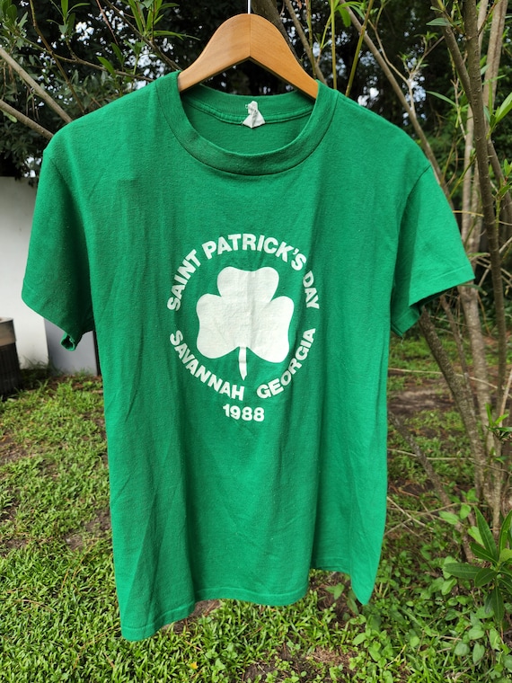1988 St. Patrick's Day Savannah, GA Tee shirt