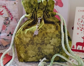 Green Project Bag (drawstring)