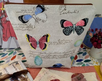 Butterflies Knitting Project Bag