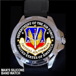 Depart of Air Force United States of America "Tactical Air Command" USAF Crest Choice of New Men Watch Styles