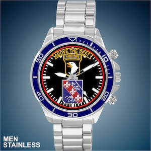 Styles de montre pour homme 101ST Airborne 327TH Infantry Regiment de l&#39;armée des États-Unis