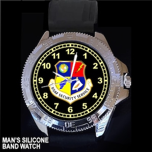 USAF United States Air Force Security Service Choice of Man's New Watch Styles