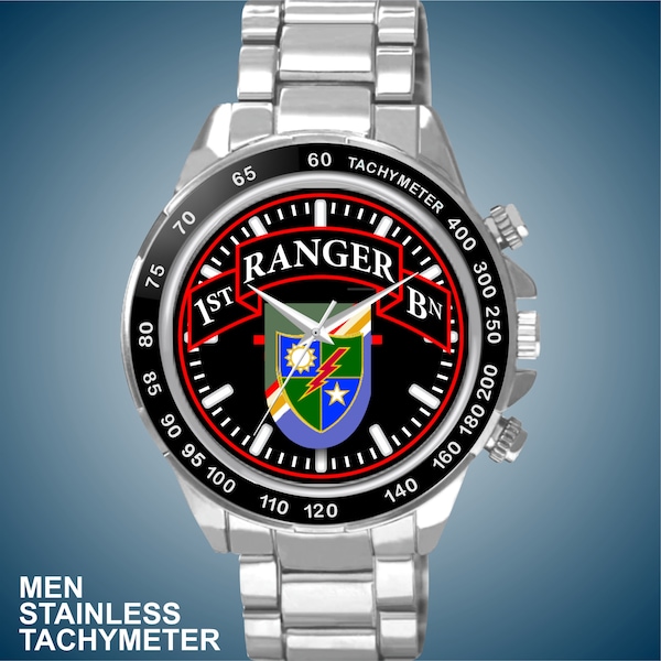 United States Army 1st BN or 2nd BN or 3rd BN 75th Airborne Ranger Regiment Insignia New New Man's Watch Styles