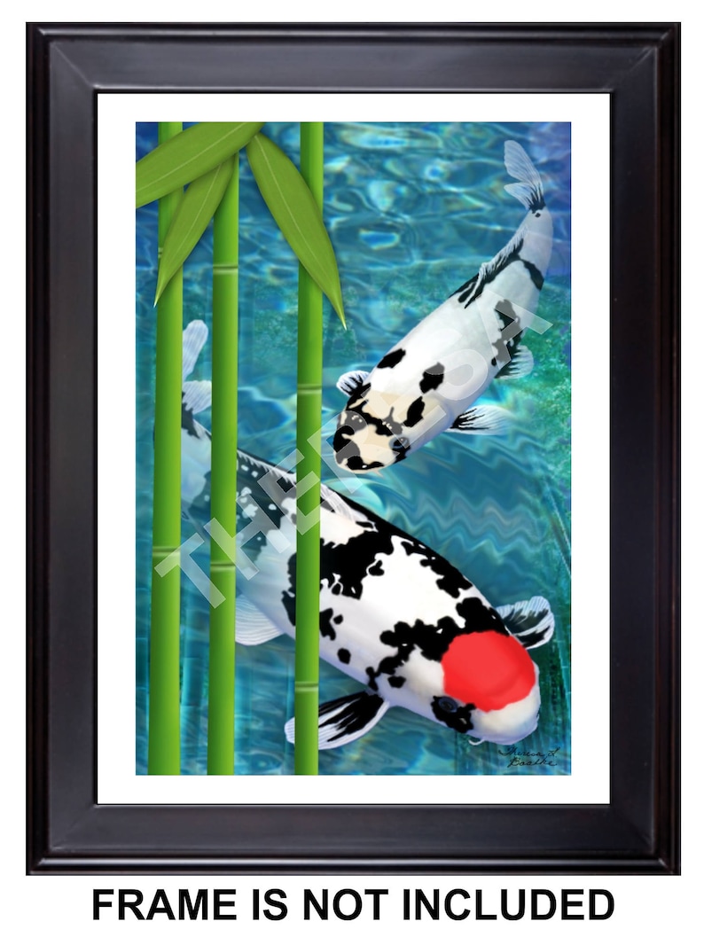 Twilight In Koi Pond >> Free Shipping Koi Fish Giclee Print 12 X 18 Of Etsy Twilight In Koi Pond >> Free Shipping Koi Fish Giclee Print 12 X 18 Of Etsy