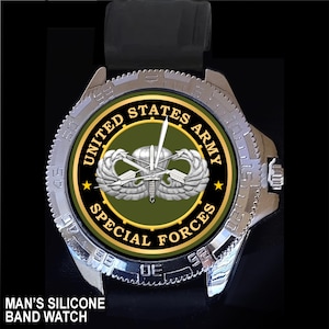 U.S. Army Special Forces ABN Para Choice of Basic, Senior or Master Jump Wings Choice of New Man’s Watch Styles