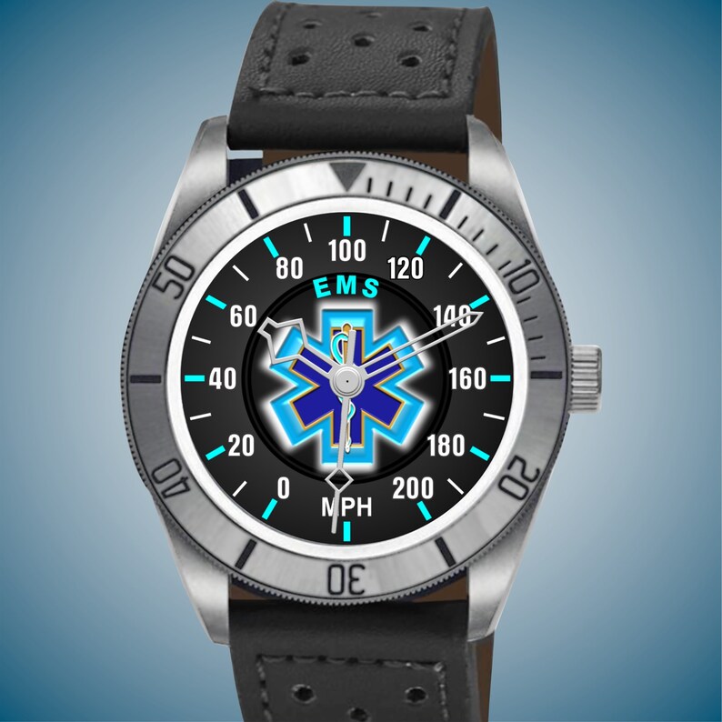 Choice of EMS EMT or Paramedic Watch Star of Life Cross 1st Etsy